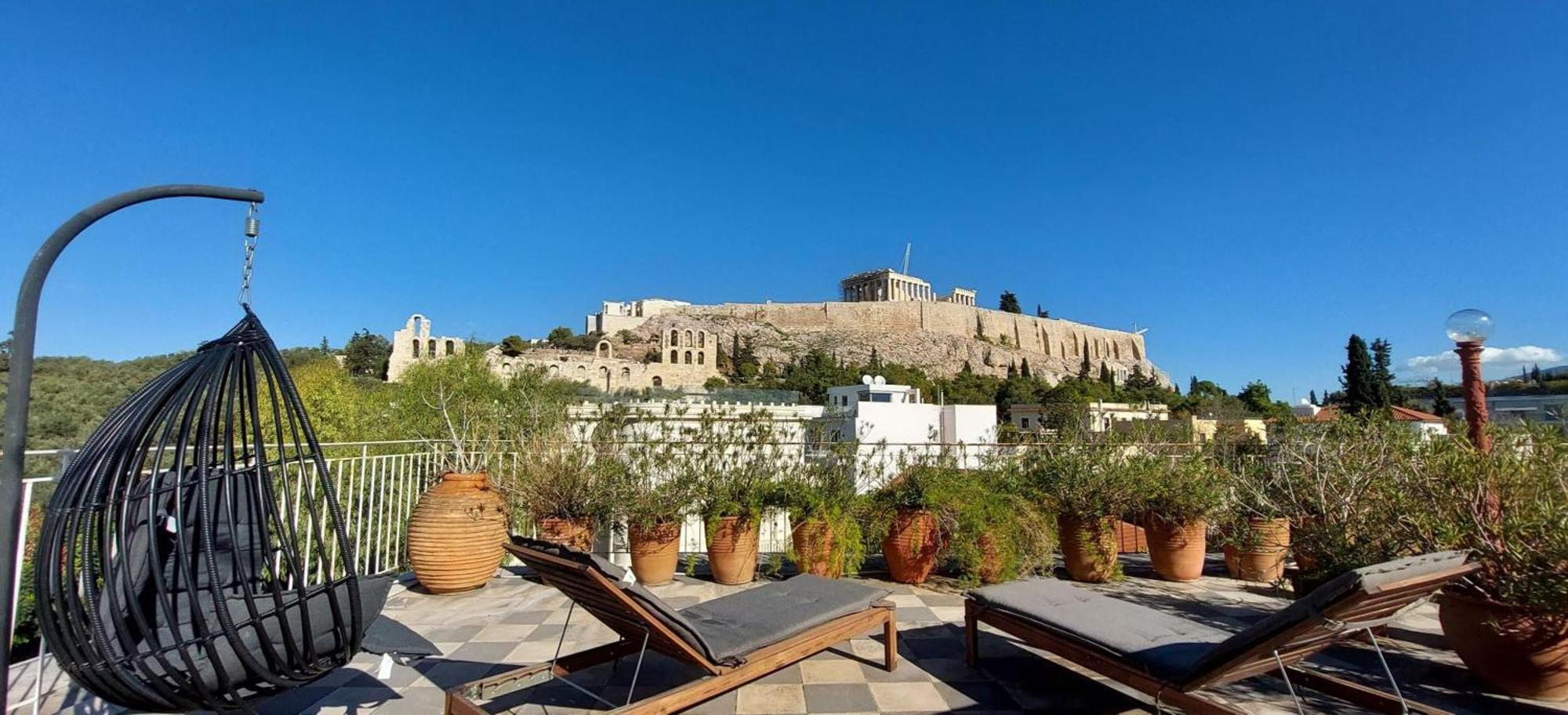 Stunning Acropolis View Apartment Athens Exterior photo